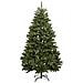 Albero Di Natale Artificiale Incernierato Con Base Verde 210 Cm - Foto miniatura 2