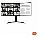 Monitor 34" LED VA Curvo 34WR55QC-B 3440 x 1440 Pixel WQHD Tempo di Risposta 5 ms - Foto miniatura 3