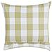 Cuscino Decorativo Tamnine 45 X 45 Cm Trama Gingham Verde Chiaro - Foto miniatura 4