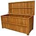 Baule Cassapanca Con Doghe In Legno Di Acacia 130x55xh59 Cm Honey Box - Foto miniatura 4