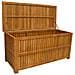 Baule Cassapanca Con Doghe In Legno Di Acacia 130x55xh59 Cm Honey Box - Foto miniatura 5