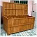 Baule Cassapanca Con Doghe In Legno Di Acacia 130x55xh59 Cm Honey Box - Foto miniatura 1