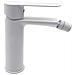 Miscelatore Rubinetto Oceania Per Bidet In Ottone Colore Bianco Opaco Con Piletta - Foto miniatura 1