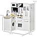 Cucina Giocattolo In Legno Per Bambini 3-6 Anni Con 14 Accessori, Forno E Lavandino, 82x65x87 Cm, Bianco - Foto miniatura 3