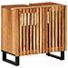 Mobile Lavabo Da Bagno 62x34x58cm In Legno Massello Di Acacia - Foto miniatura 1