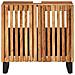 Mobile Lavabo Da Bagno 62x34x58cm In Legno Massello Di Acacia - Foto miniatura 3