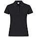 Heavy Premium Polo Ladies Nero Xl - Foto miniatura 1