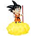 Goku In Piedi Sulla Nuvola 16 Cm Figura Luminosa Senza Fili, Giallo - Foto miniatura 2