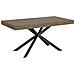 Tavolo allungabile 80x160/244 cm Plaker noce gambe antracite - Foto miniatura 1