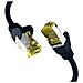 EC020200035 cavo di rete Nero 1,5 m Cat6a S /FTP (S-STP) - Foto miniatura 1