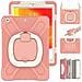 Custodia Ipad 10.2"" Con Supporto Rotante E Cinturino - Elegante Rosa E Pratica - Foto miniatura 1