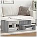 Lusso Casadino -  Tavolino Da Salotto Grigio Sonoma 102x55x35cm Legno Multistrato - Foto miniatura 8