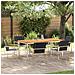 Set da Pranzo da Giardino  7 Pezzi in Legno Massello di Acacia, Tavolo da Pranzo Esterno  180x90x75 cm in Legno Massello di Acacia - Foto miniatura 2