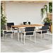 Set da Pranzo da Giardino  7 Pezzi in Legno Massello di Acacia, Tavolo da Pranzo Esterno  180x90x75 cm in Legno Massello di Acacia - Foto miniatura 4