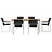 Set da Pranzo da Giardino  7 Pezzi in Legno Massello di Acacia, Tavolo da Pranzo Esterno  180x90x75 cm in Legno Massello di Acacia - Foto miniatura 7