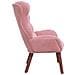 Poltrona Rilassante in Velluto Rosa - Foto miniatura 5