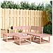 Set Divani da Giardino 5 pz in Legno Massello di Douglas - Foto miniatura 2
