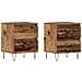 Comodini 2 pezzi Legno Vecchio 40x35x50 cm Legno Ingenerizzato - Foto miniatura 1