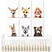 Poster Decorativi Per Bambini - Set Di 6 Animaletti Per La Cameretta - Foto miniatura 1