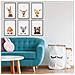 Poster Decorativi Per Bambini - Set Di 6 Animaletti Per La Cameretta - Foto miniatura 6