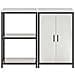 Set di Stoccaggio per Cucina 2 pcs Argento 120 x 50 x 92 cm - Foto miniatura 8