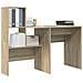 Scrivania rovere sonoma 131.5 x 50 x 106.5 cm Legno multistrato - Foto miniatura 3