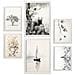 Set Di 6 Stampe Wildsee All'asilo: Dipinti Decorativi Estetici Per Il Tuo Soggiorno, Camera Da Letto E Casa A3 & A4 Cornice Bianca - Foto miniatura 1