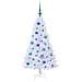 Albero di Natale artificiale Bianco 120 cm PVC e Acciaio - Foto miniatura 4