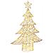 Albero di Natale con 120 LED Bianco caldo 120 cm PET - Foto miniatura 1