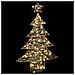 Albero di Natale con 120 LED Bianco caldo 120 cm PET - Foto miniatura 3