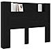 Testiera Rovere Nero 140 x 17 x 104,5 cm Legno multistrato - Foto miniatura 3