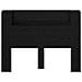 Testiera Rovere Nero 140 x 17 x 104,5 cm Legno multistrato - Foto miniatura 5