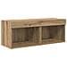 Unità per TV a Muro 5 pcs Rovere Nero 60 x 30 x 30 cm - Foto miniatura 8