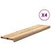 Gradini 4 pz 110x25x2 cm in Rovere Massello Non Trattato - Foto miniatura 1