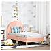 Struttura letto per bambini con testata Rosa 70 x 140 cm - Foto miniatura 2