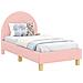 Struttura letto per bambini con testata Rosa 70 x 140 cm - Foto miniatura 3