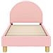 Struttura letto per bambini con testata Rosa 70 x 140 cm - Foto miniatura 4