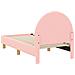 Struttura letto per bambini con testata Rosa 70 x 140 cm - Foto miniatura 6