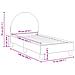 Struttura letto per bambini con testata Rosa 70 x 140 cm - Foto miniatura 9