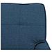 Chaise Lounge con cuscino Blu 91 x 157 x 91 cm Tessuto - Foto miniatura 9