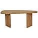 Tavolino Melo 1-marrone-mdf-100x50x41 Cm - Foto miniatura 2