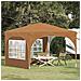 Tenda per feste a pop-up 290 x 290 x 245 cm Beige - Foto miniatura 2