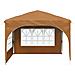 Tenda per feste a pop-up 290 x 290 x 245 cm Beige - Foto miniatura 6