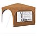 Tenda per feste a pop-up 290 x 290 x 245 cm Beige - Foto miniatura 8