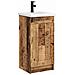 Mobile da bagno con lavabo Legno antico 42 x 40 x 84,5 cm - Foto miniatura 1