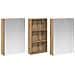 Set di Armadi da Bagno con lo scaffale 3 pcs 140 x 14,5 x 70 cm - Foto miniatura 5