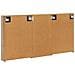 Set di Armadi da Bagno con lo scaffale 3 pcs 140 x 14,5 x 70 cm - Foto miniatura 9