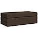 Divano Letto Pieghevole 140 x 67 x 45 cm Tortora - Foto miniatura 3