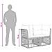 Set Divano da Giardino 10 pcs Nero polyrattan - Foto miniatura 9