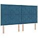 Letto con contenitore e materasso Blu Scuro 180 x 200 cm - Foto miniatura 4